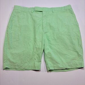 Polo Ralph Lauren Shorts Mens 40 Mint Green Flat Front Preppy country club